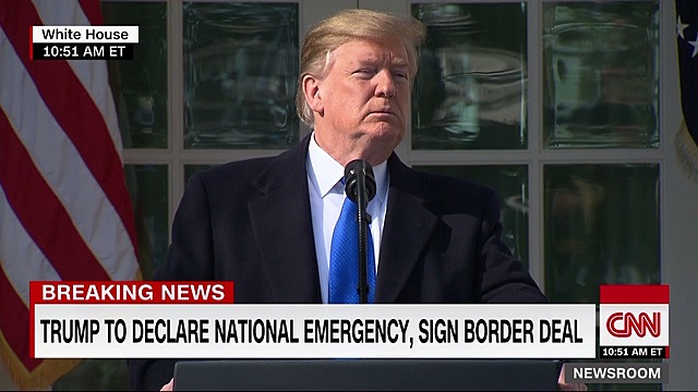 U.S.: President Trump Officially Declares A National Emergency