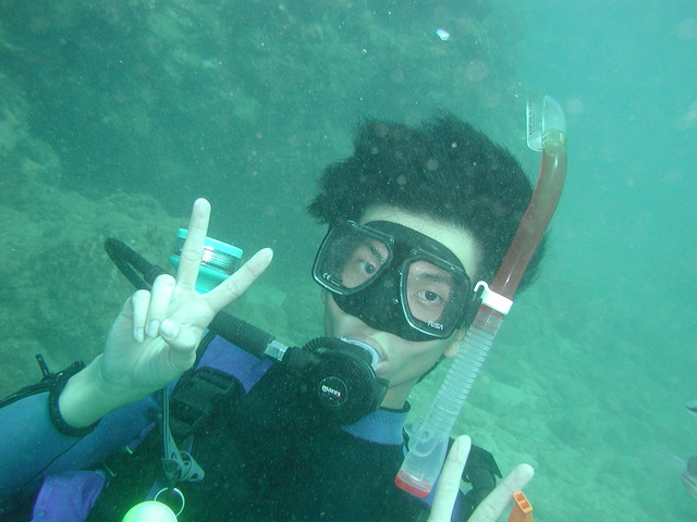 Certified as Open Water Scuba Diver