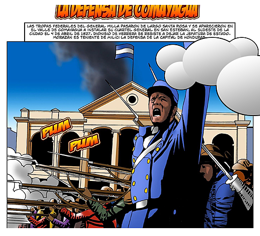Morazán  recluta ejército