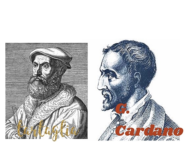 Niccoló F. Tartaglia - G Cardano