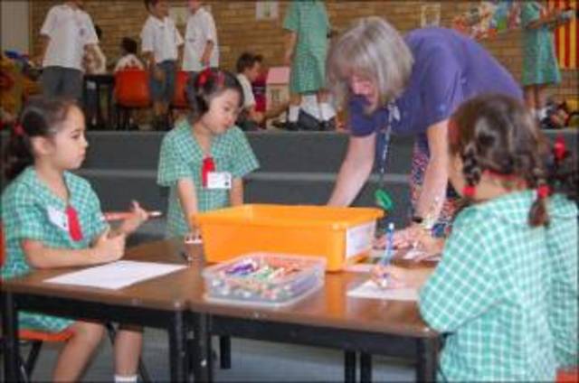 I start primary school.