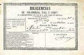 Sistema regular de diligencias.