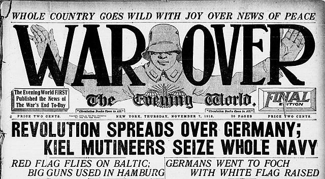 Fin de la primera guerra mundial