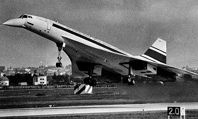 El avión supersónico Concorde