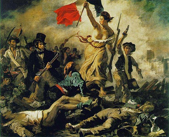 Delacroix, Llibertat guiant el poble