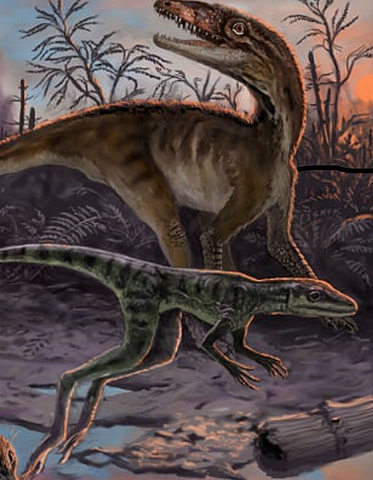 Dinosaurios dominan la tierra