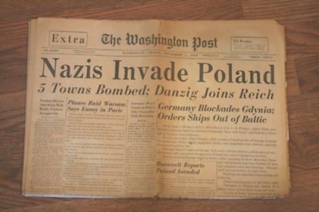 Nazi invade Poland