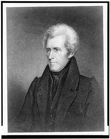 Andrew Jackson elected 7th President
