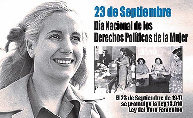 Eva Perón y los derechos políticos de las mujeres