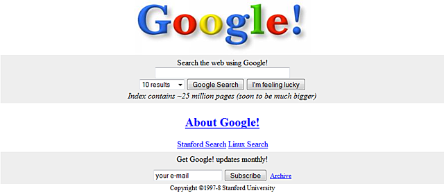 Google search engine