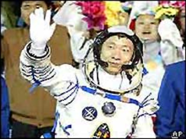 China sends first man into space!