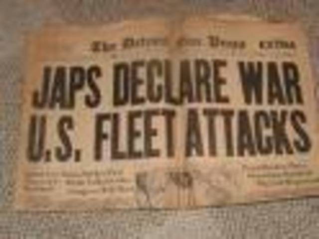US and Britain declare war on Japan