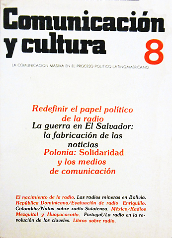 Creación de la revista chilena Comunicación y Cultura