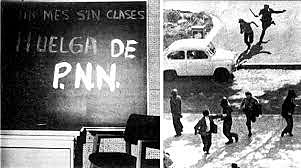 Marchas de los ME en 1976