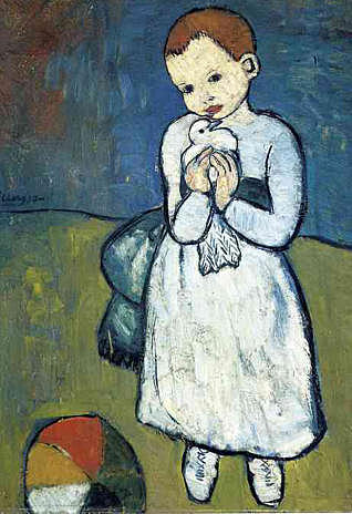 Niño con paloma - Pablo Picasso