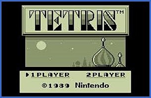 Start of the third generation "Tetris" Video game crash