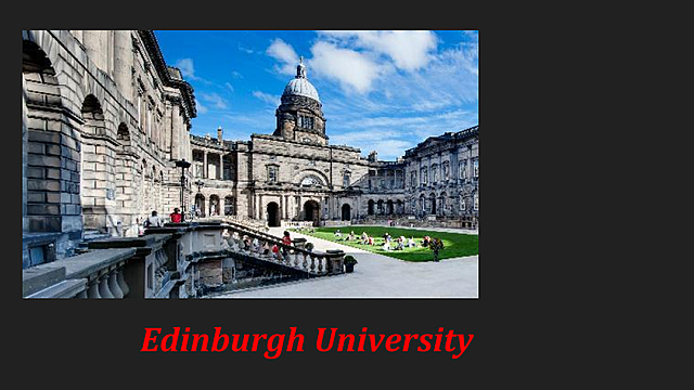 Entered Edinburgh University