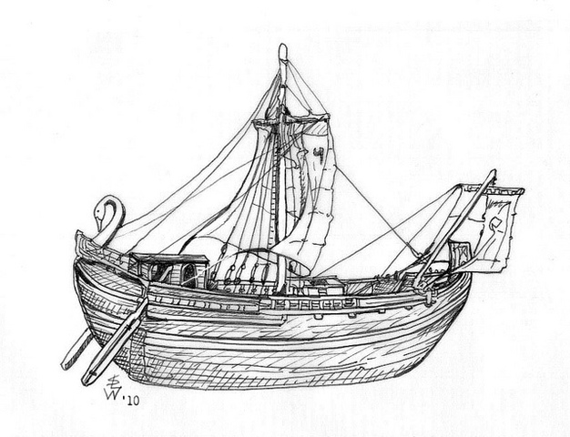 byzantine ship captains use colored flags to send signals to one another across the water.