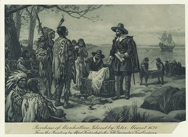 Dutch buy Manhattan island