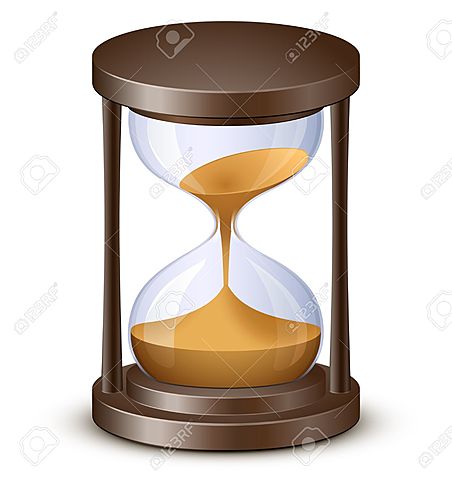 RELOJ DE ARENA. Monje  Liutprando