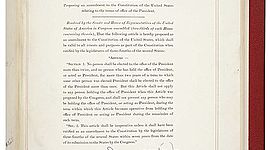 Timeline: The 22nd Amendment