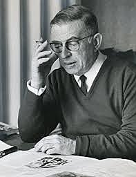 Jean-Paul Sartre "Lo peor de que te mientan es saber que ni siquiera merecías la verdad"