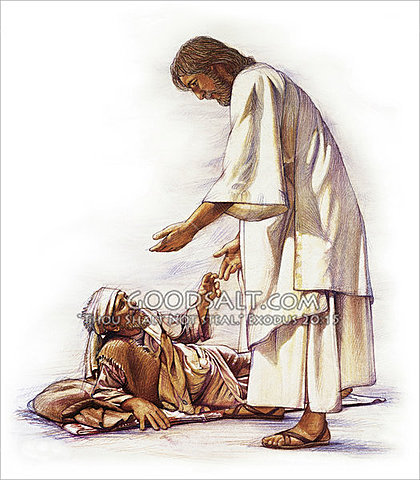 Jesus Forgives and Heals a Paralyzed Man