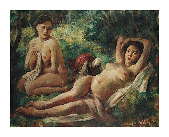 Le déjeuner sur l'herbe des deux amies