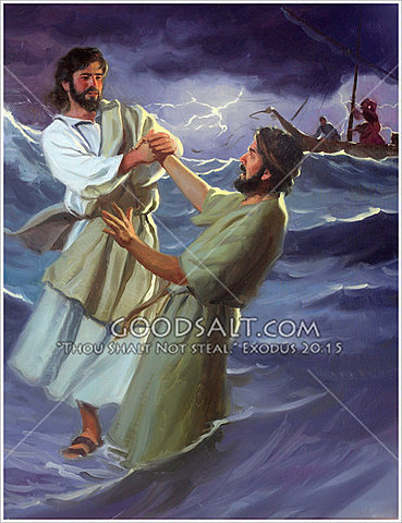 Jesus Walks on Water