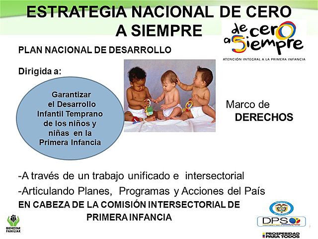 Estrategia para la integral de la primera infancia