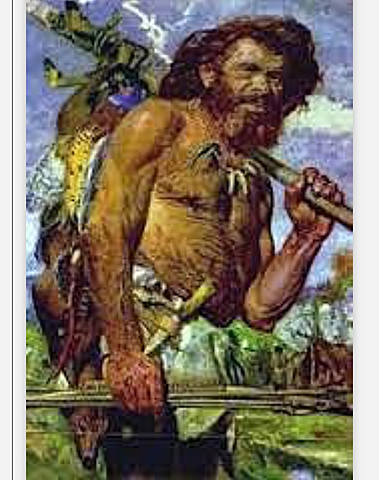 Presencia del hombre en nuestro pais