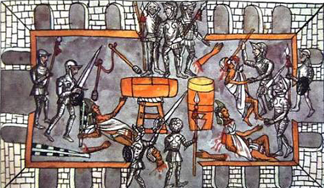 La matanza del templo mayor