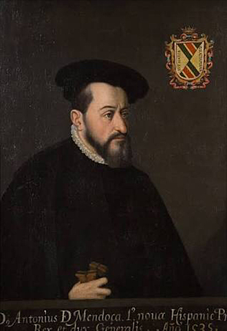 El primer virrey Antonio de Mendoza y Pacheco