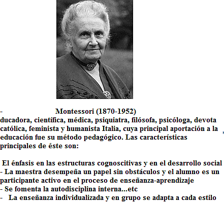 Montessori (1870-1952)
