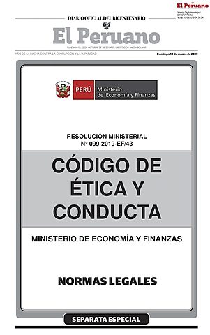 Definición Ts. de: Perú por el  Código de ética de perú