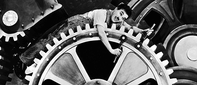 ''Tiempos Modernos'' Charles Chaplin
