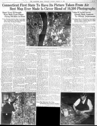 Connecticut first state to have its picture taken from the sky