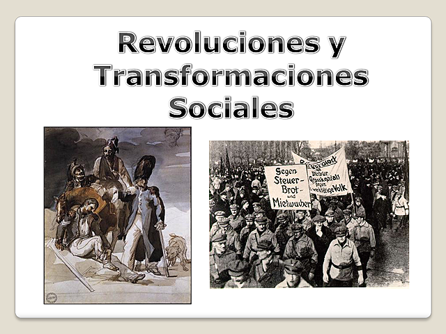 TRANSFORMACIONES SOCIALES