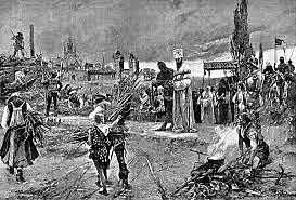 Jan Huss was burned at the stake for being a heretic