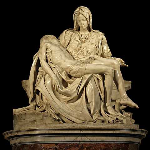 Michelangelo sculpted the Peita