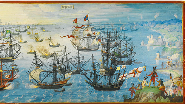 queen Elizabeth 1 defeat Spanish armada