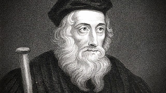 John Wycliffe argues the bible is the highest authority