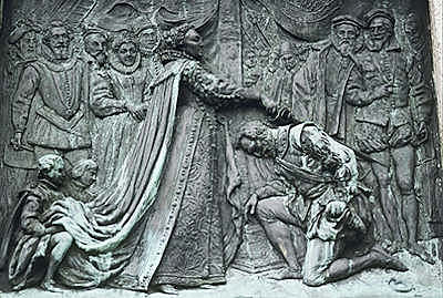 Elizabeth I sponsors Sir Francis Drake's exploration to the new world