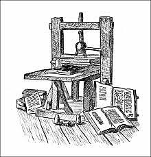 Johannes Gutenberg invented the printing press