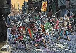 The Songhai Empire was established in Africa.