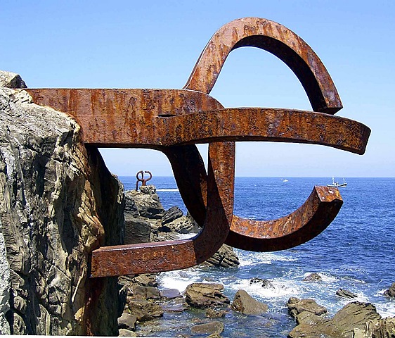 El peine del viento (detalle) - Eduardo Chillida