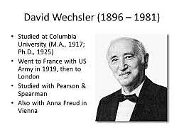 David wechler