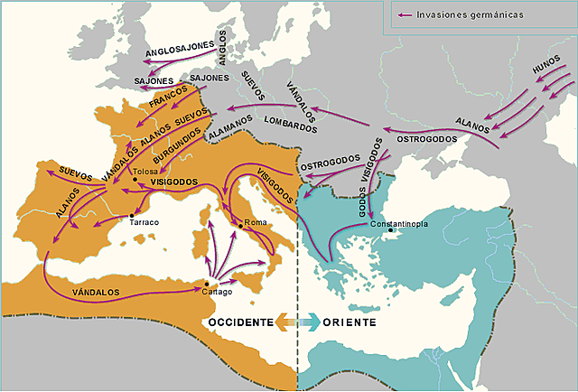 Invasiones del los reinos Germánicos