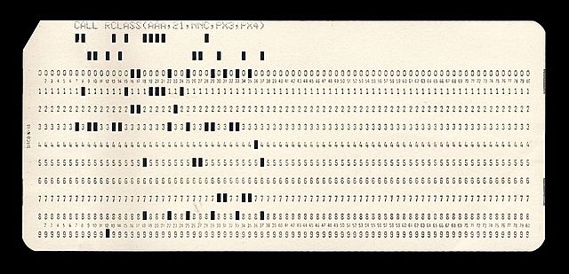 Les cartes perforées