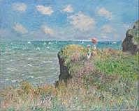 The Cliff Walk at Pourville; Claude Monet